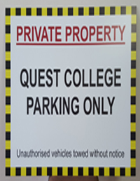 Body Corporate Private Property Signage Jack Flash Signs